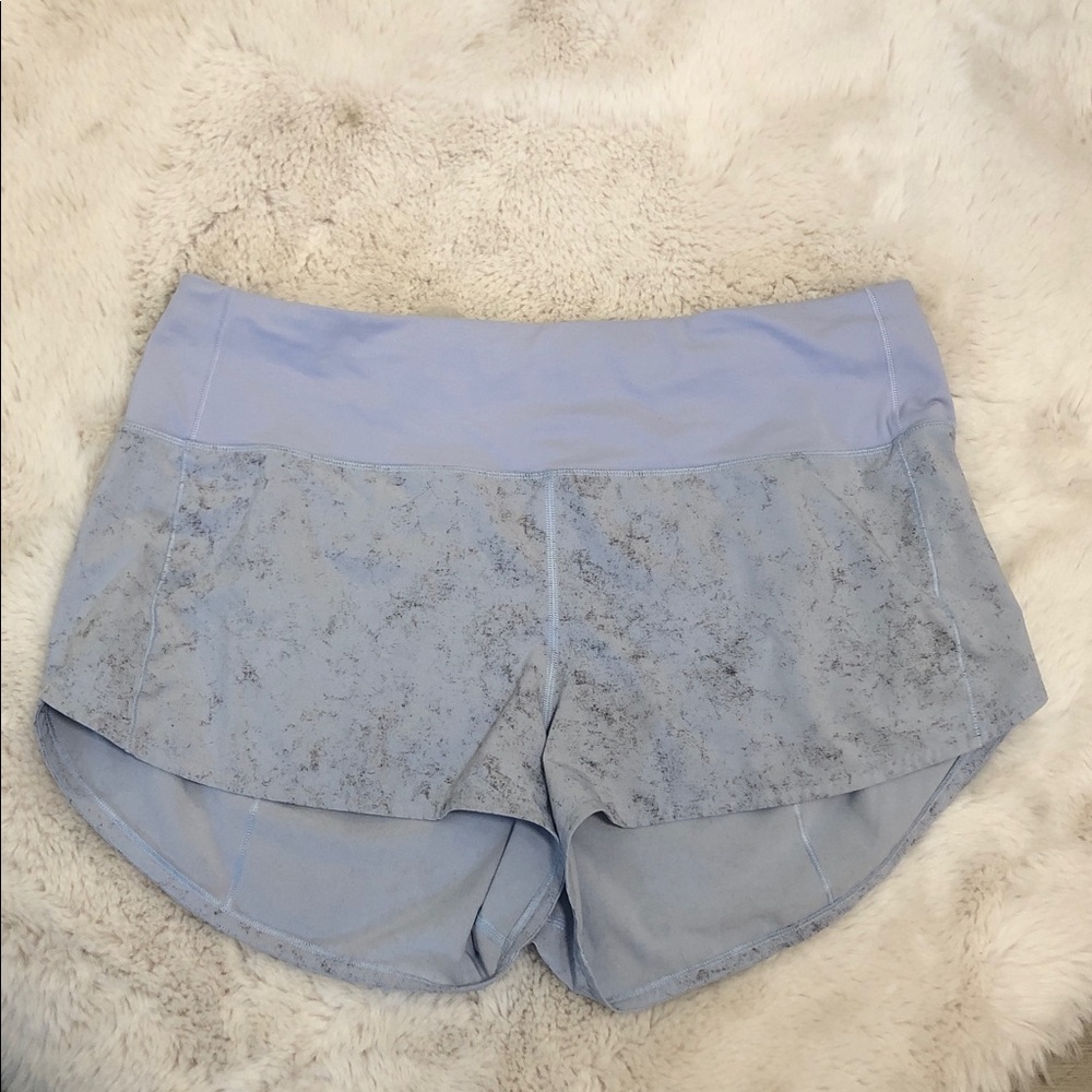 Lululemon Speed Up Low-Rise Lined Shorts 2.5” Women’s Size 4 Gray
